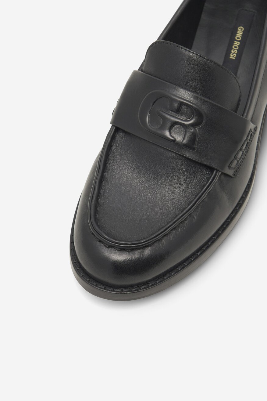 
                Gino Rossi - Mokasyny skórzane - 5905588343936