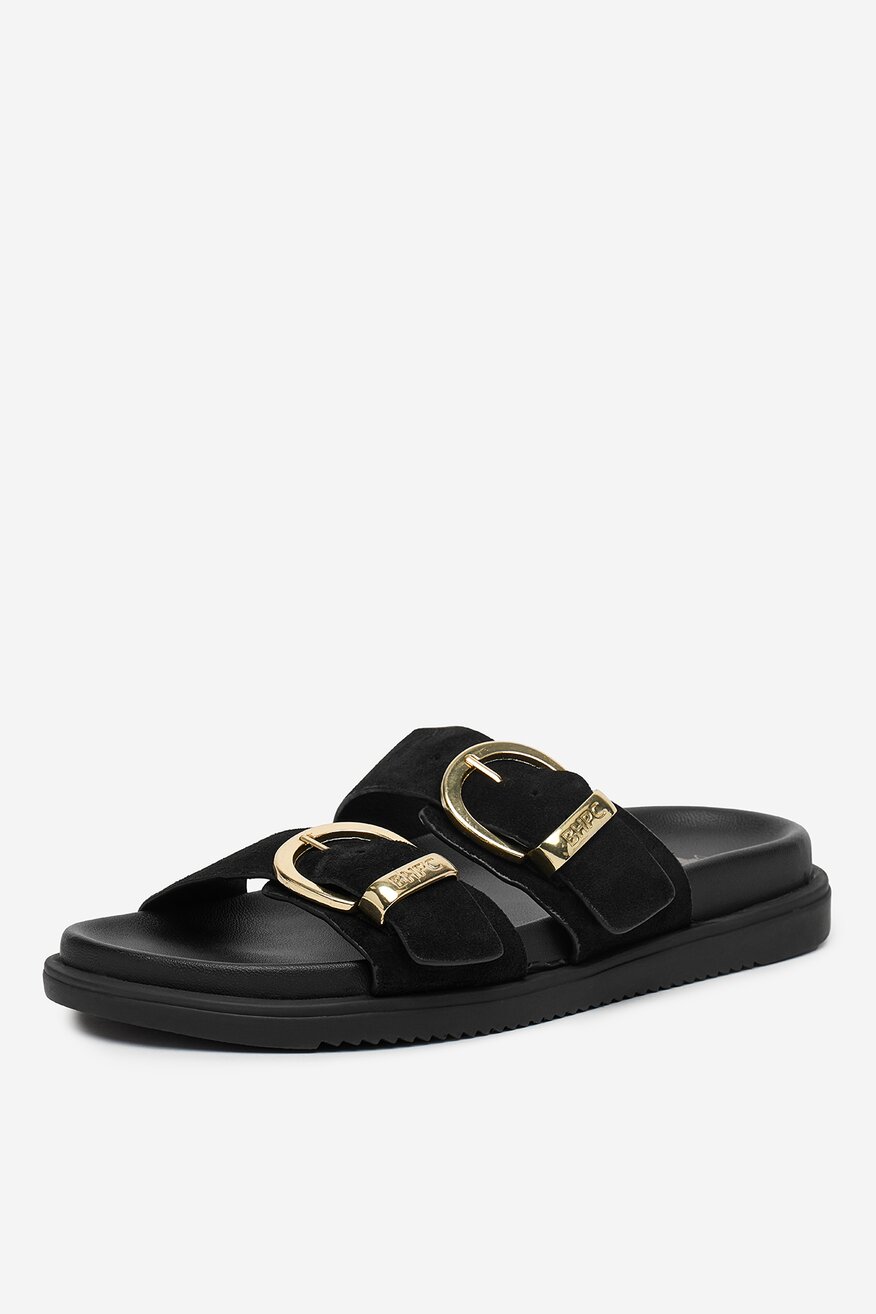 
                Beverly Hills Polo Club - Klapki skórzane - 5906751904251