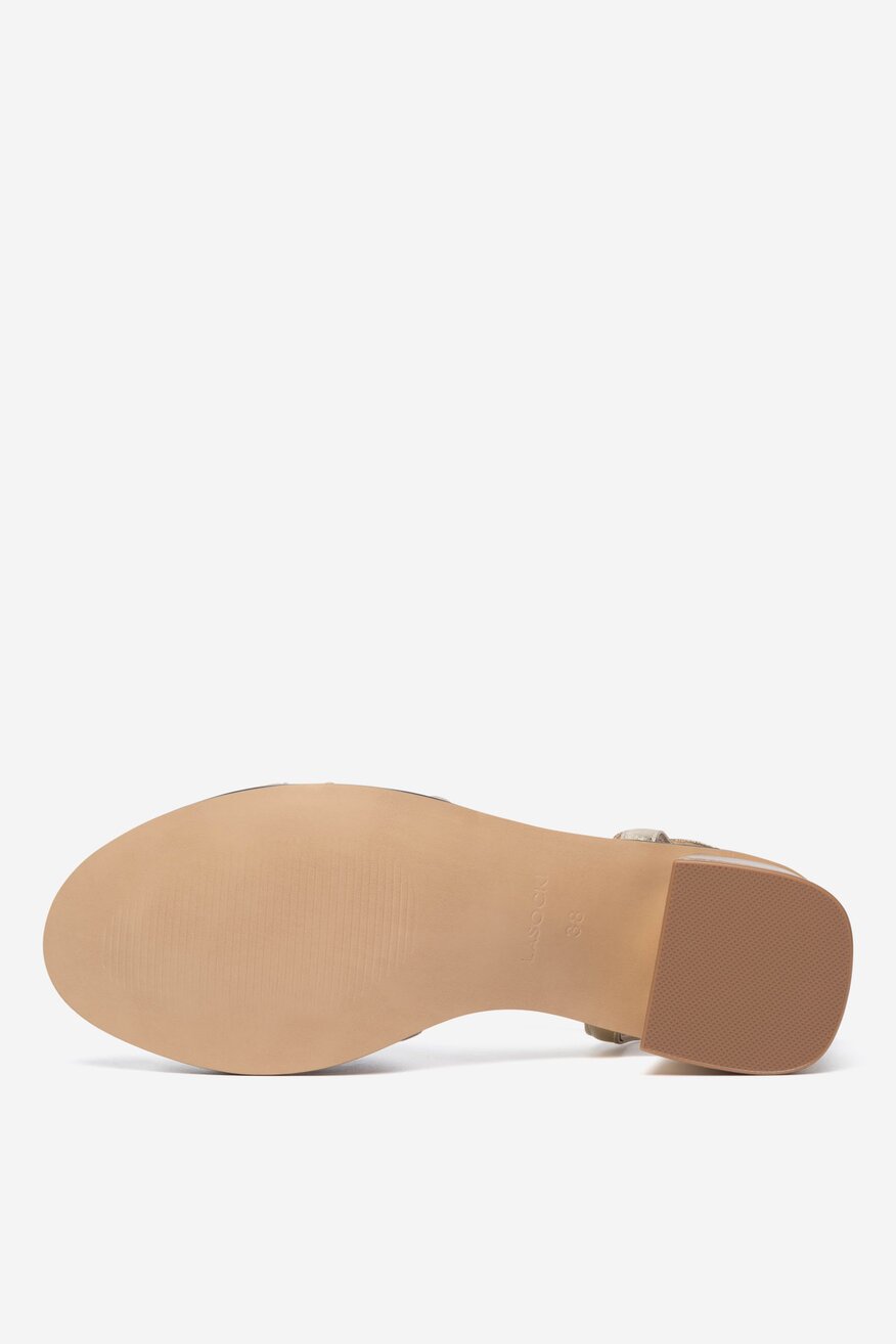 
                Lasocki - Skórzane sandały - 5905588521679