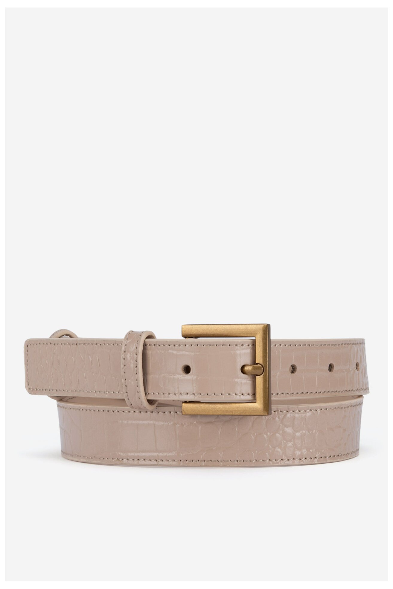 Dámský pásek Gino Rossi BLYL23002 BÉŽOVÁ