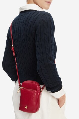 Сумка З Ремінцем Beverly Hills Polo Club C-BHPC-L-004-08 ЧЕРВОНИЙ