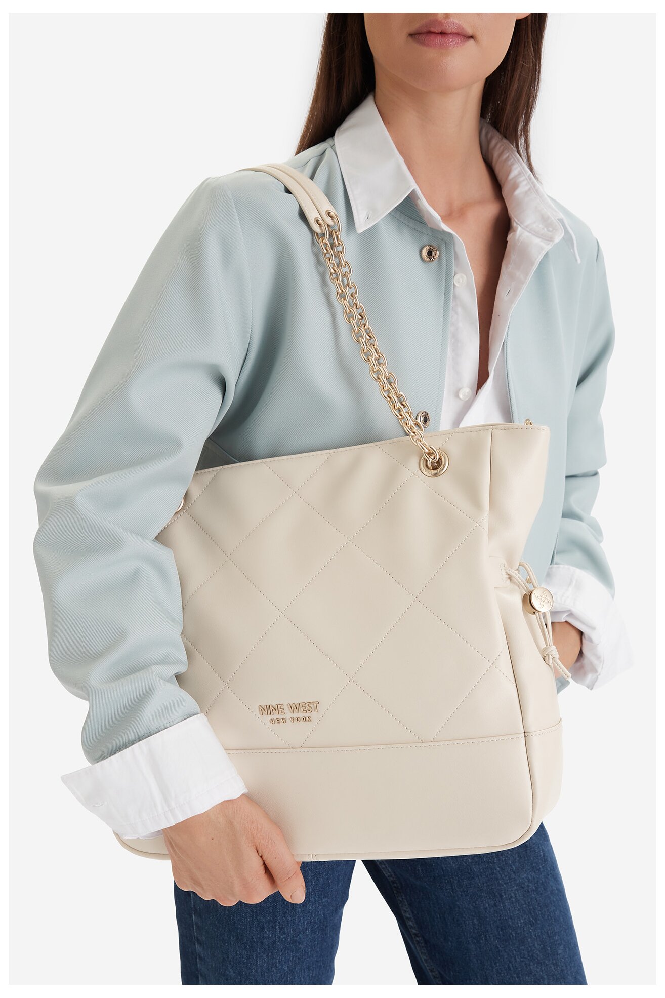 Torebka NINE WEST EO-BELLIS-LX10277 Ivory