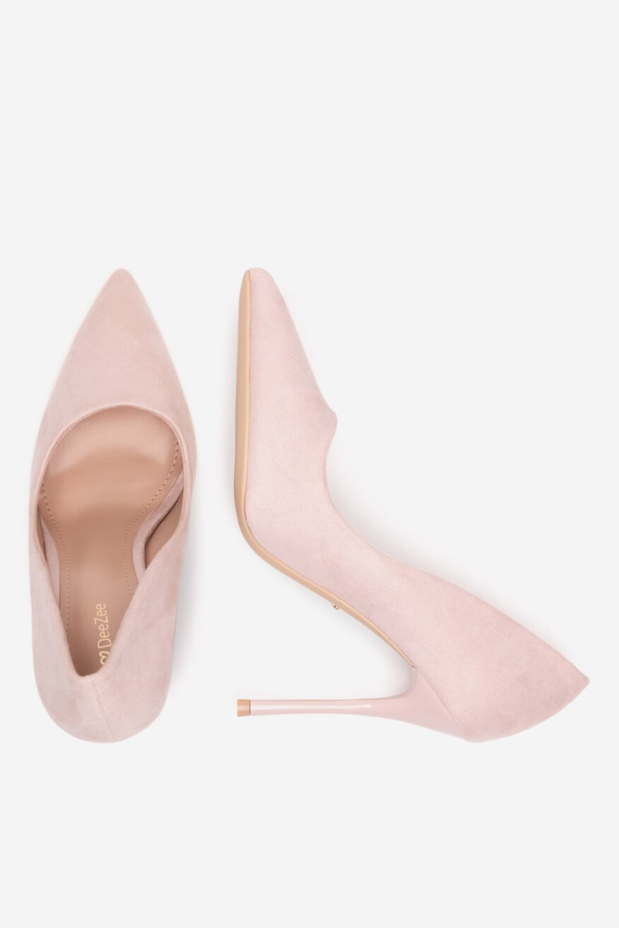 Pantofi cu toc DeeZee BEJ - 5904410893748