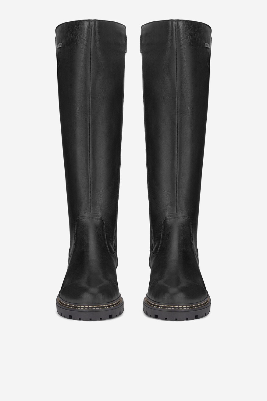 
                Remonte - Oficerki skórzane ocieplane - 2230068904011