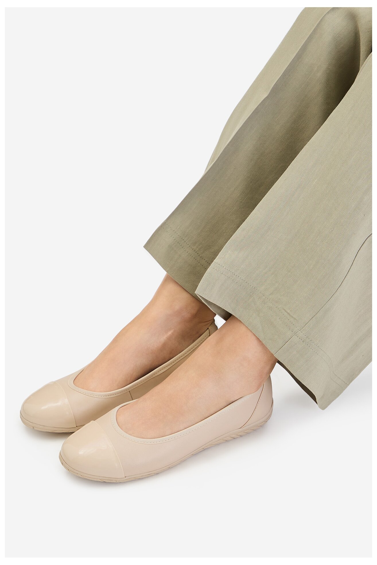 Baleriny Lasocki CEO-WI16-GRAPES-01 Beżowy