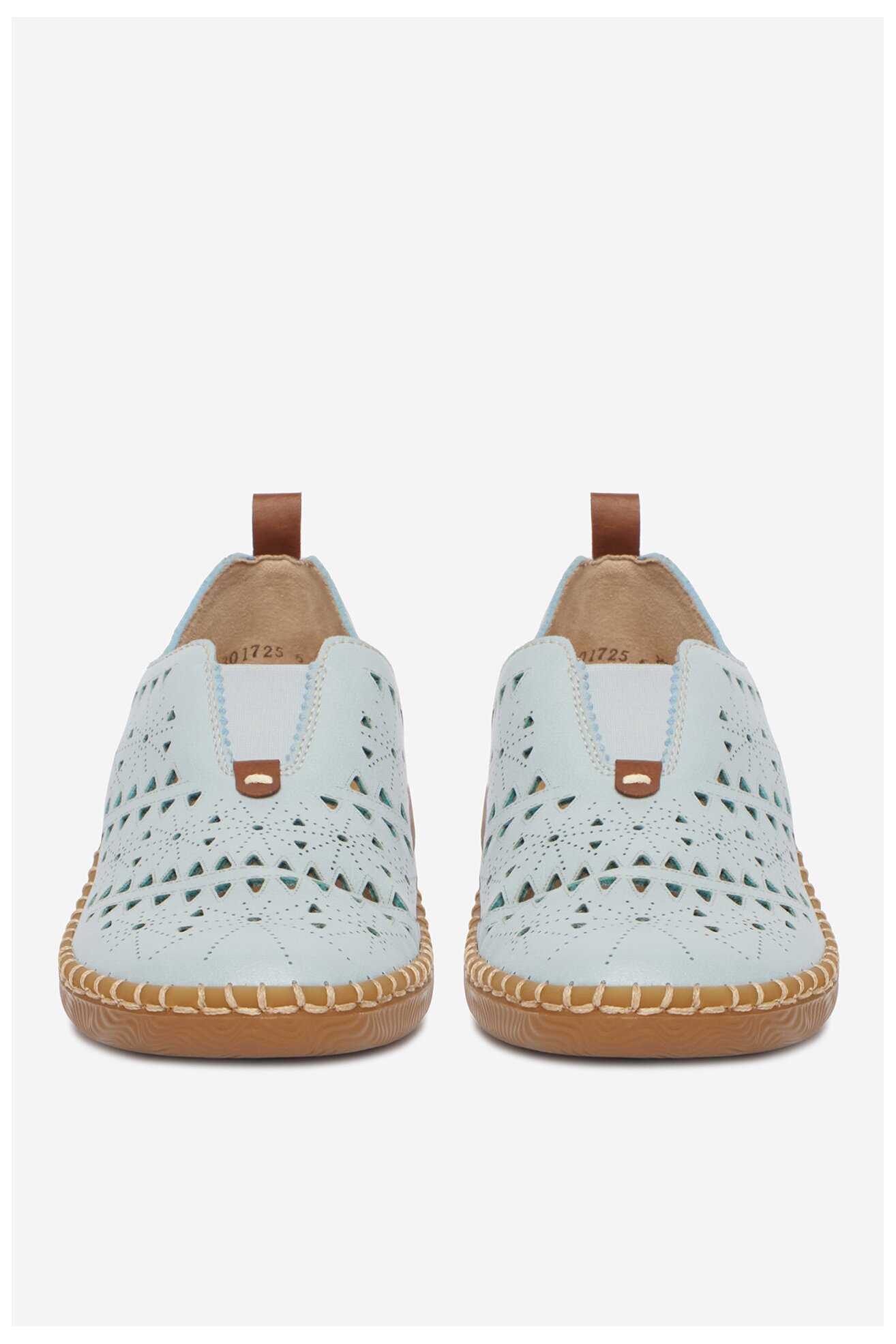 Półbuty Rieker CEO-N2452-10 Niebieski jasny