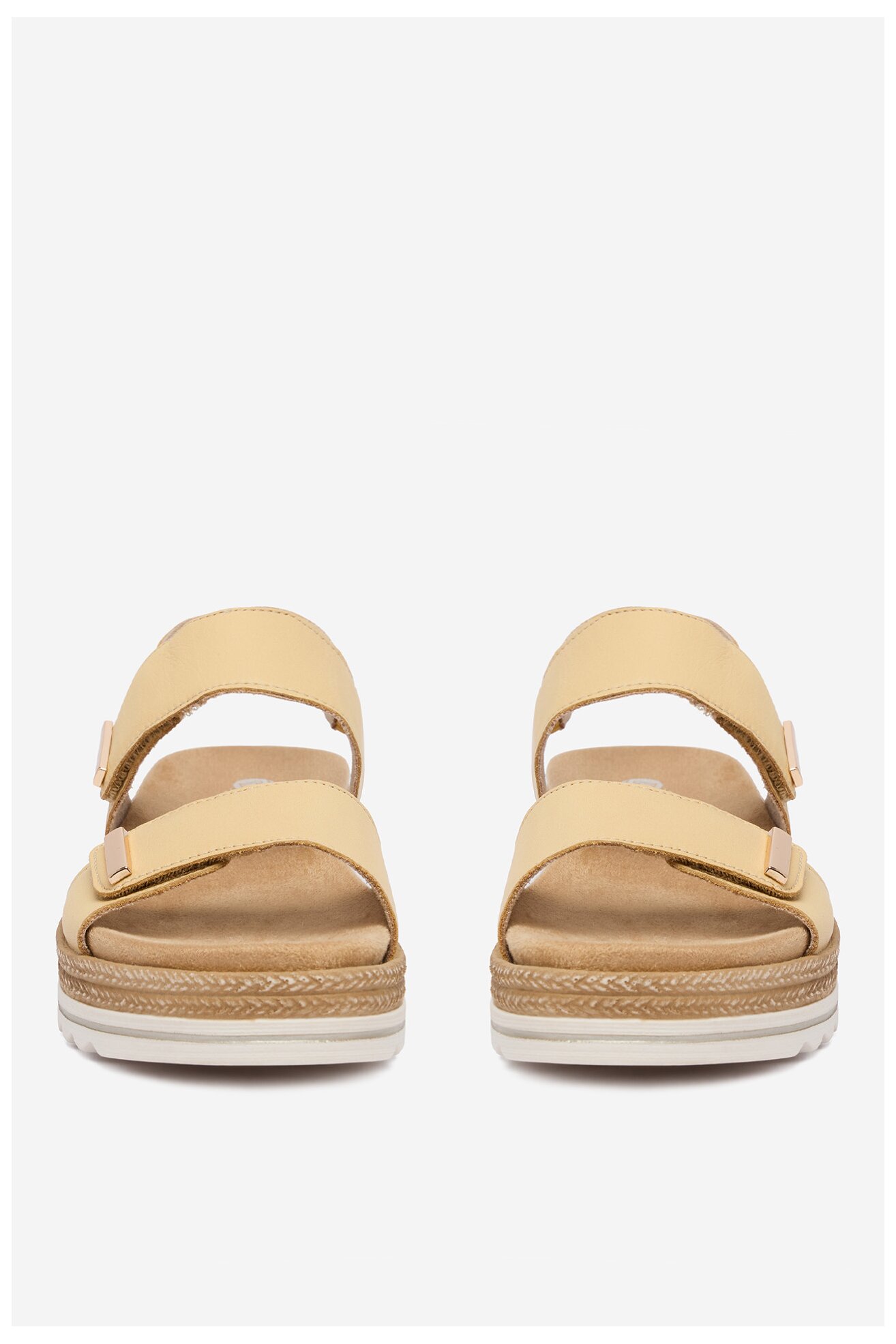 Sandały Remonte CEO-D0Q59-68 Żółty jasny