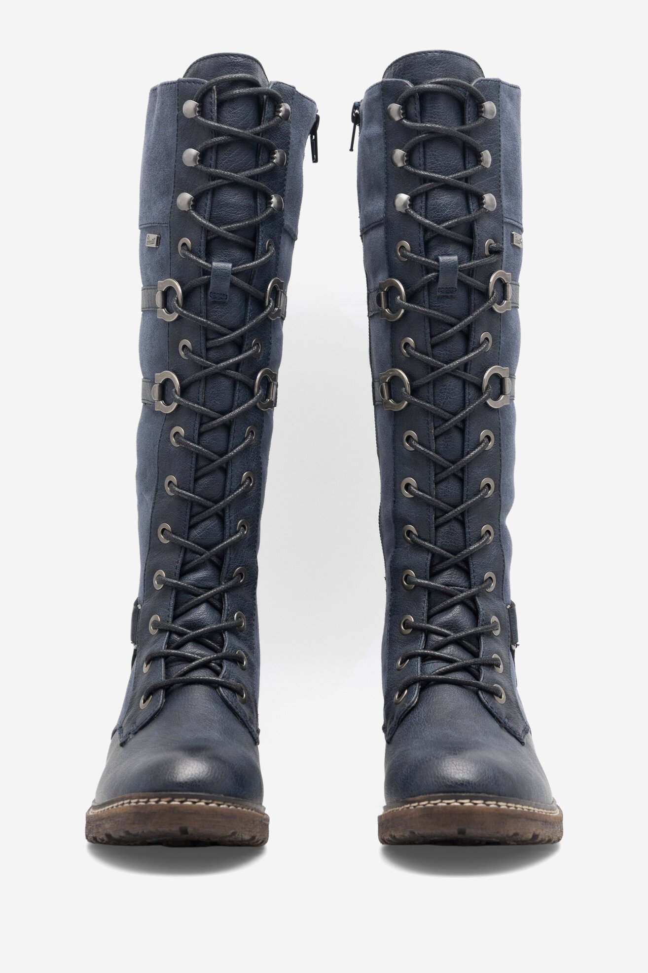 Kozaki Rieker 94732-14 Jeansowy