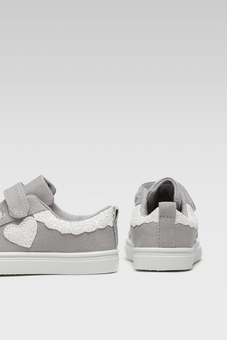 Pantofi pânză Nelli Blu ARGINTIU - 5904248830939