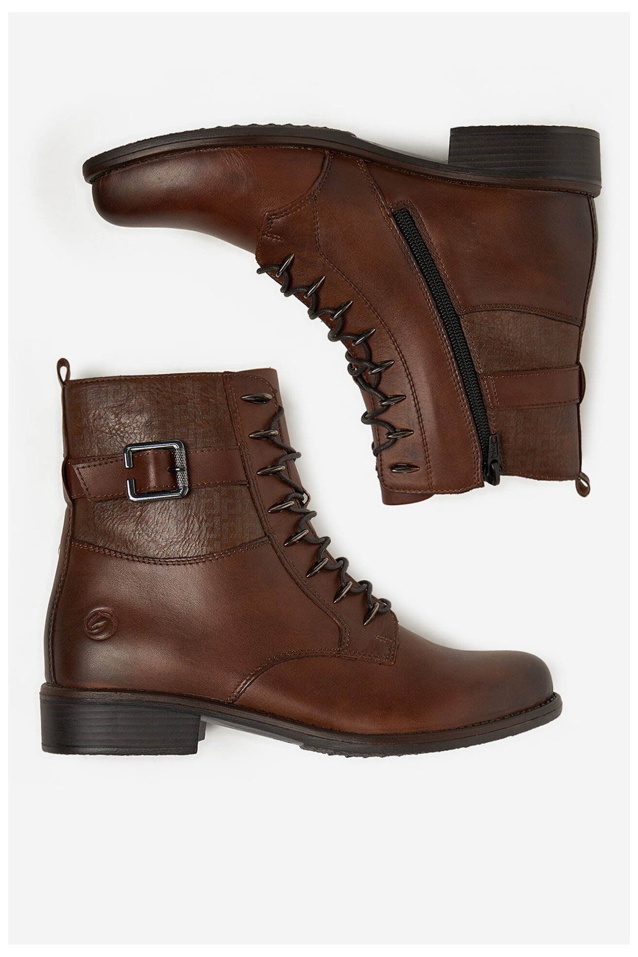 Trzewiki Remonte CEO-D0F72-23 Brązowy