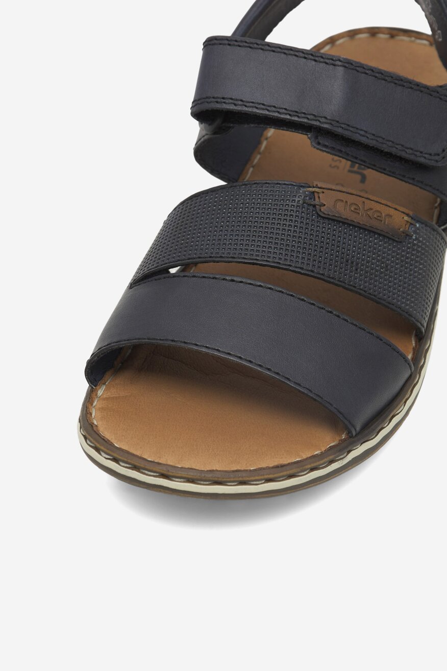 
                Rieker - Skórzane sandały - 2230056256764