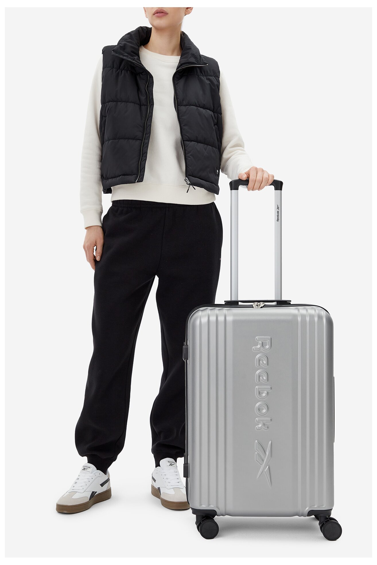 Bőrönd Reebok CEOWB-RBK-WAL-003-07-CCC-M EZÜST