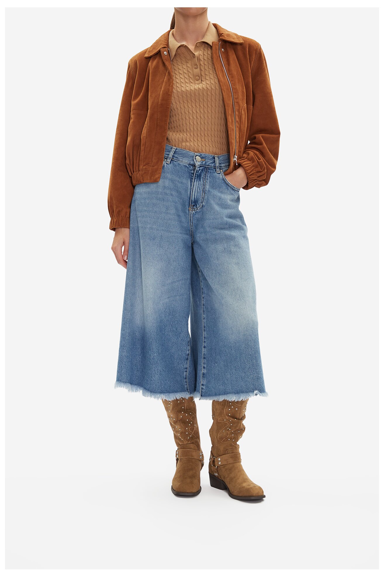 Kozaki Jenny CEO-HY5734S-1 Brązowy