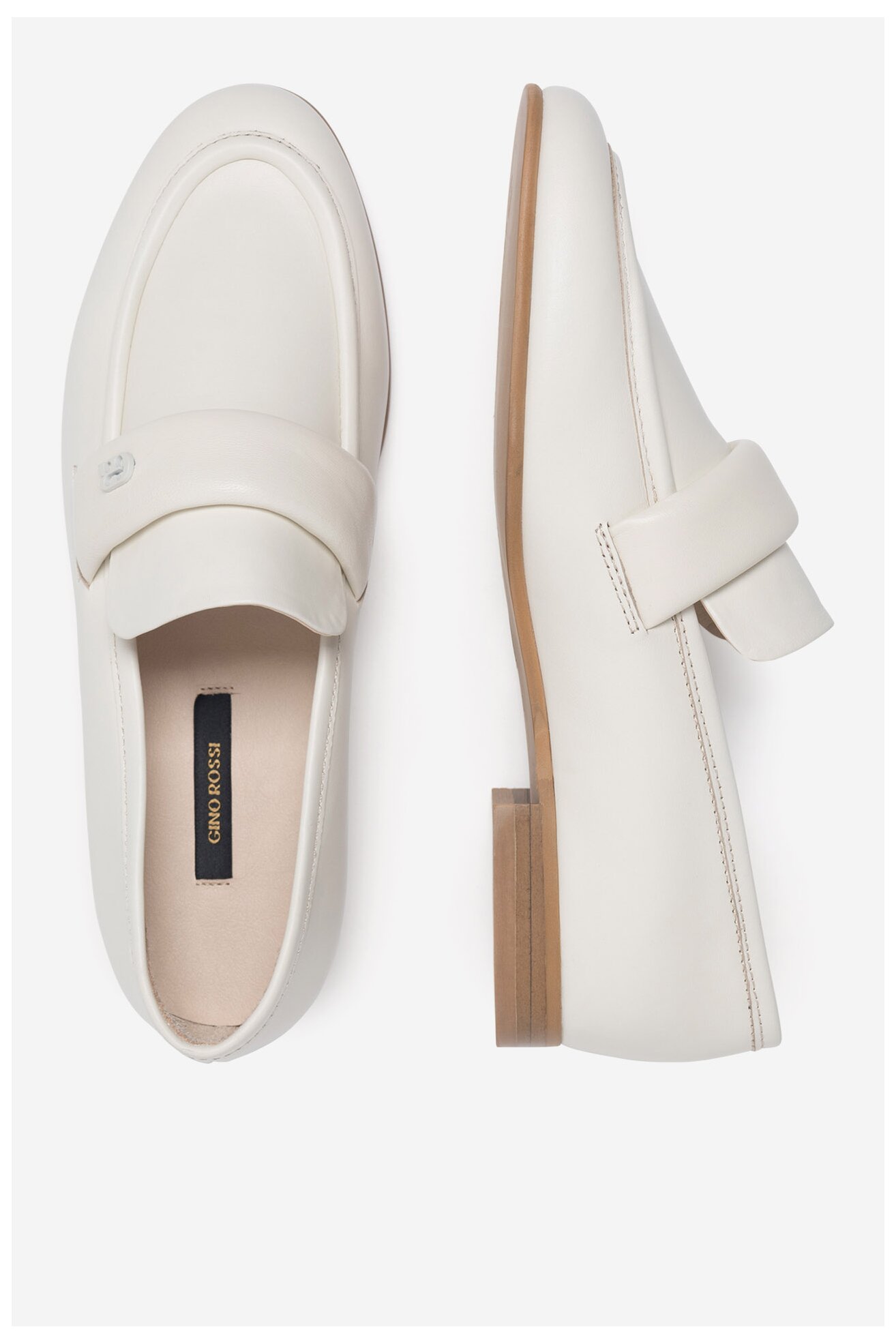 Мокасини Gino Rossi 24SS400 ІВОРИ