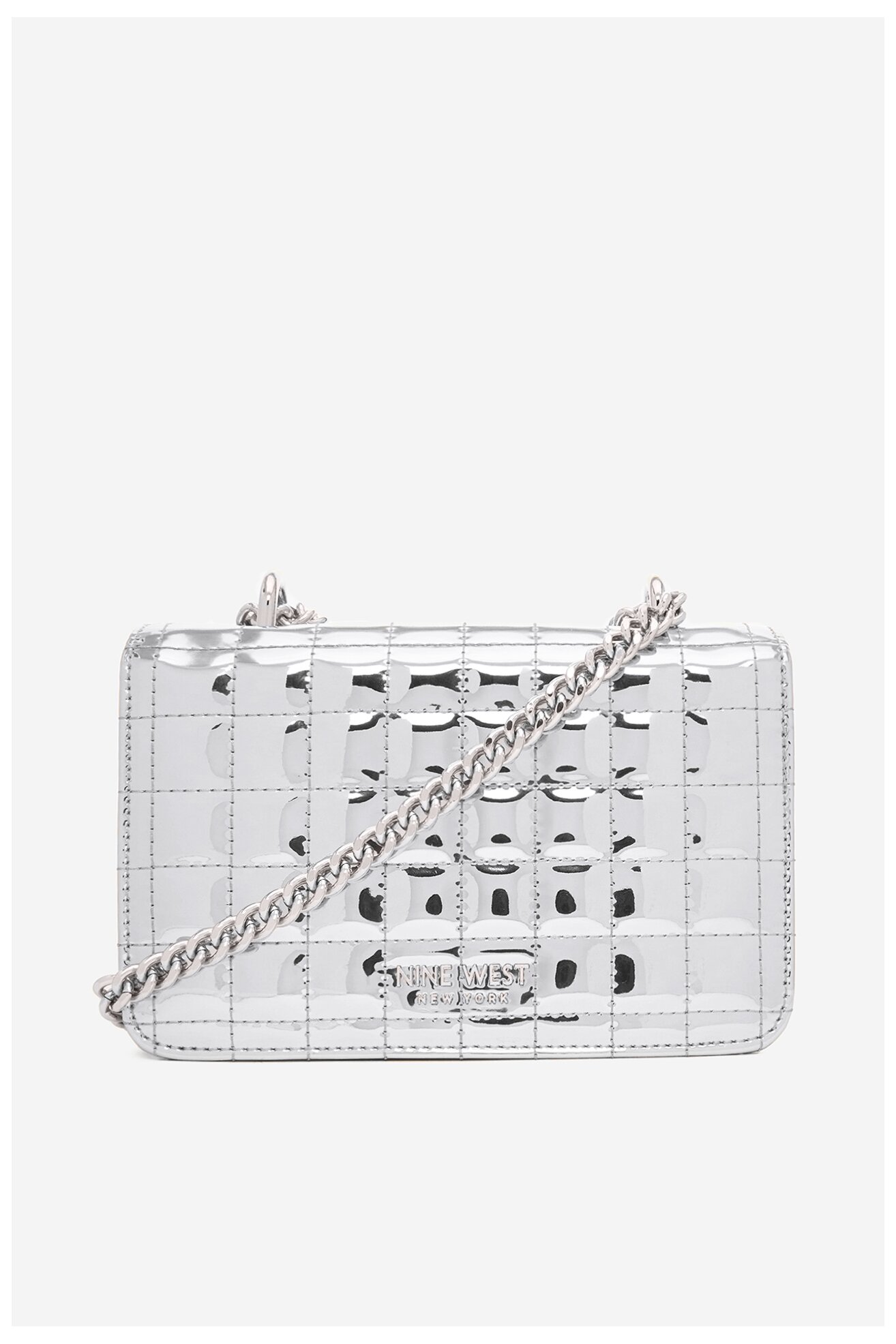 Geantă de mână NINE WEST EO-GLAMERCY-GRACE-LX10060 ARGINTIU