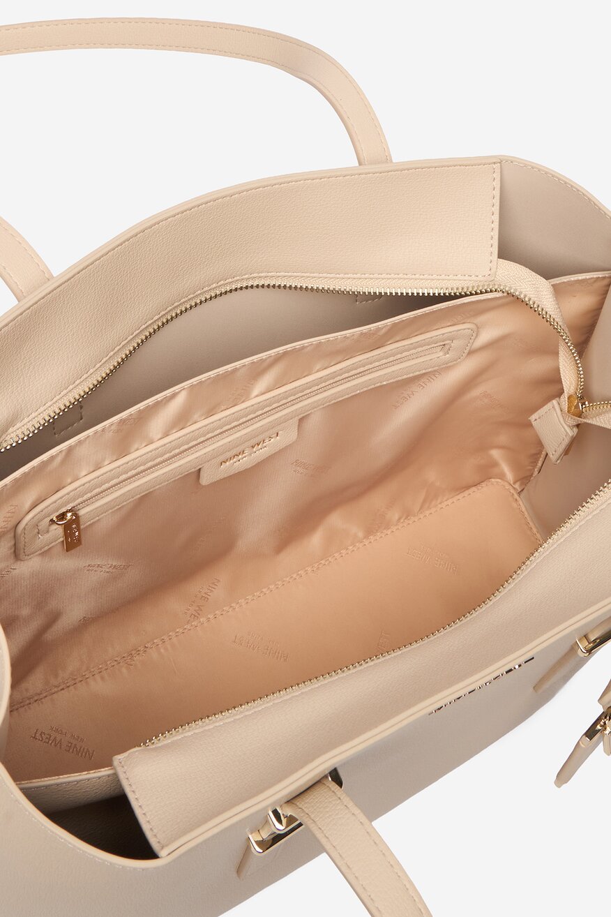 
                        Дамска чанта NINE WEST CEO-GRACEA-LDA8265 СЛОНОВА КОСТ - 5906751542569