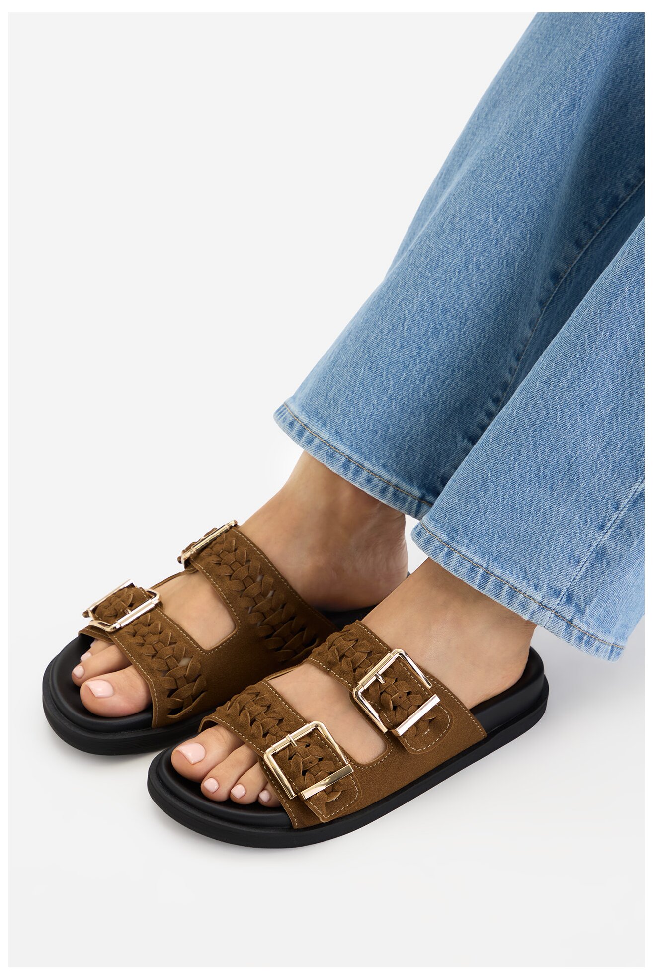 Klapki Jenny CEO-WS6562-02 Camel