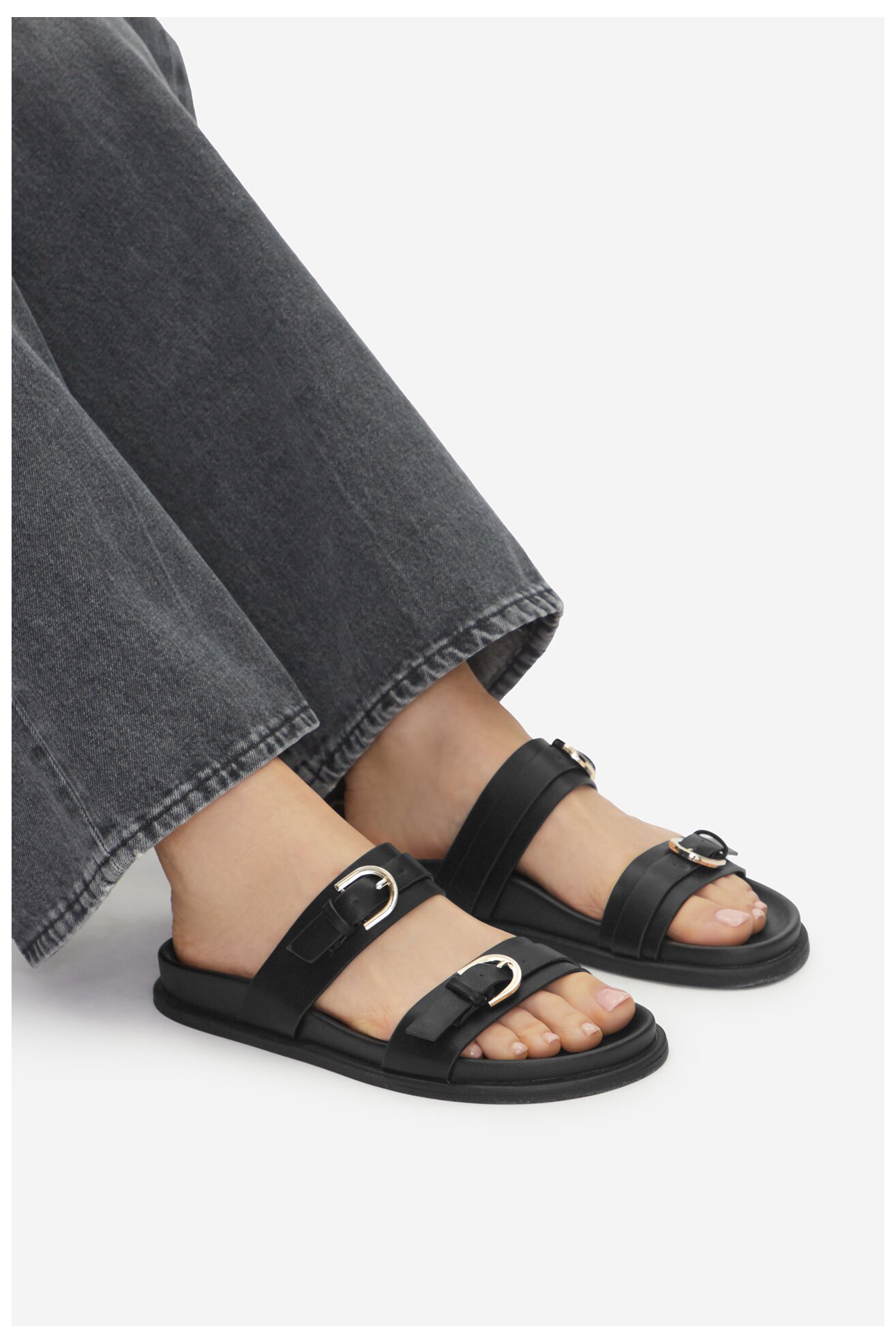 Șlapi Jenny L09092 NEGRU