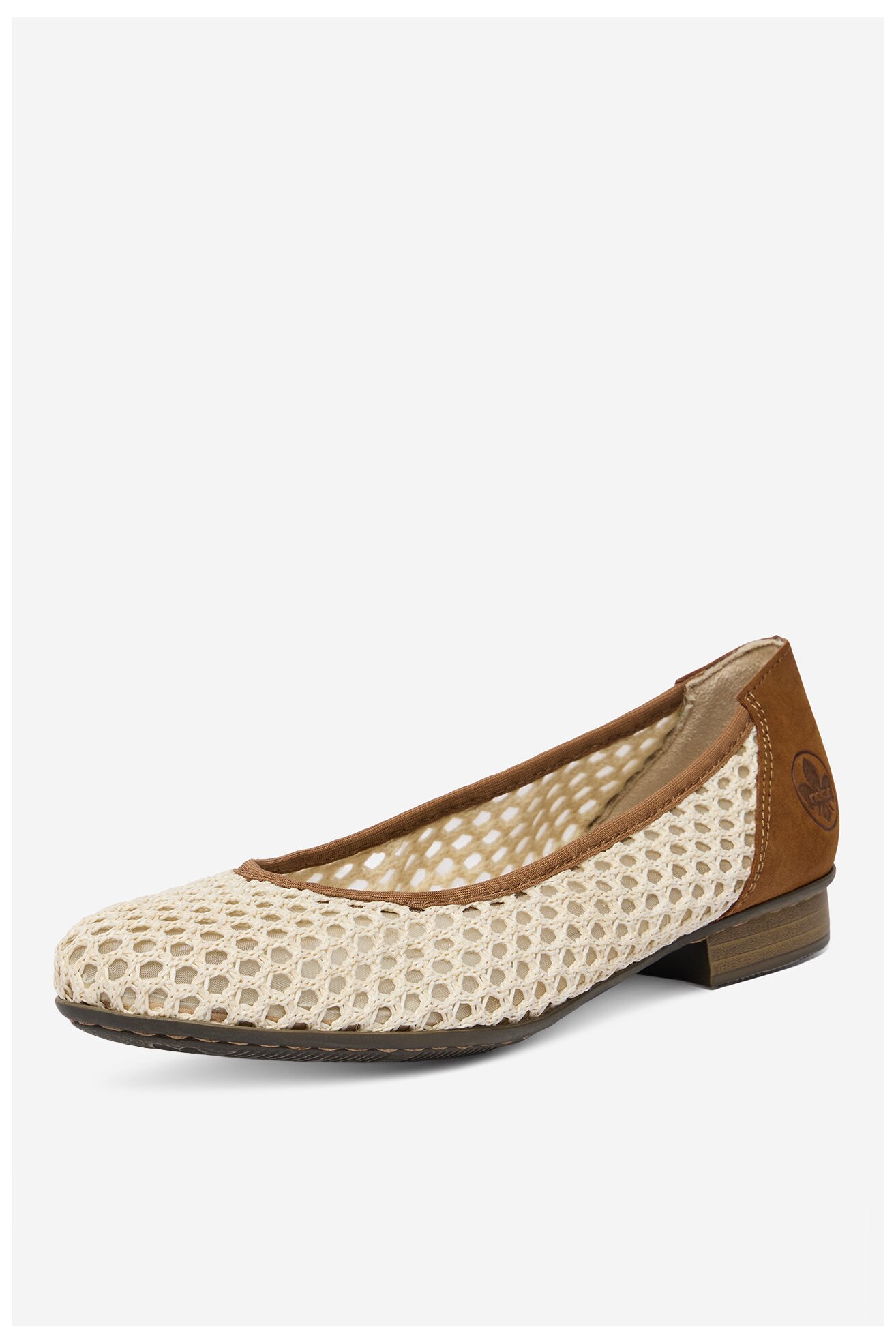 Baleriny Rieker CEO-51960-60 Beżowy