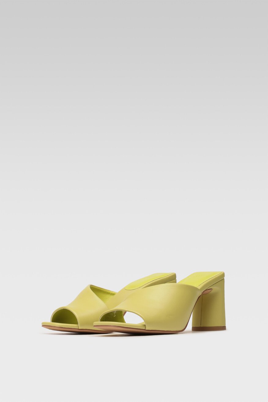 
                Jenny Fairy - Klapki na obcasie zielone - 5903698475738