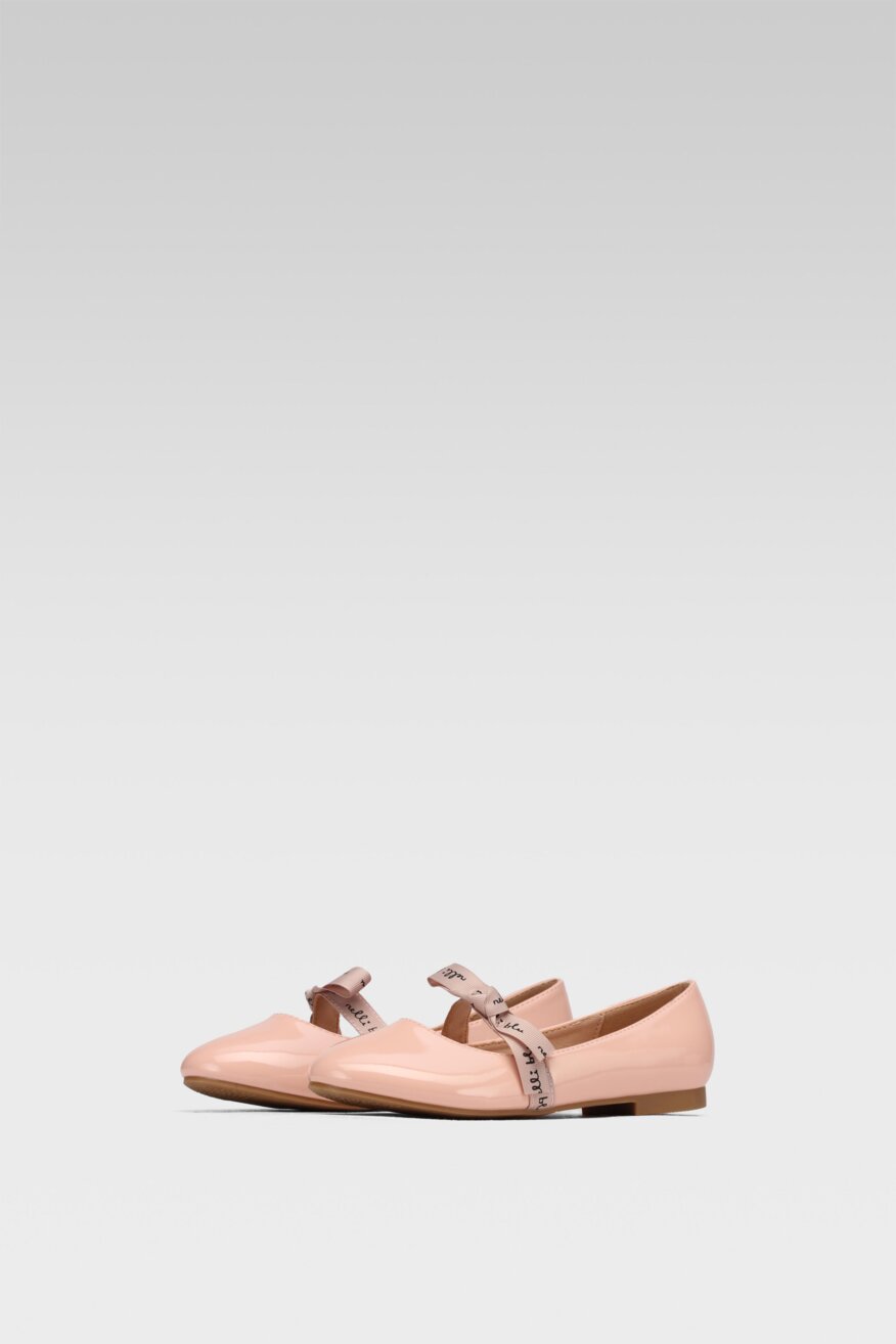 
                Nelli Blu - Półbuty pastelowe różowe - 5903698388052