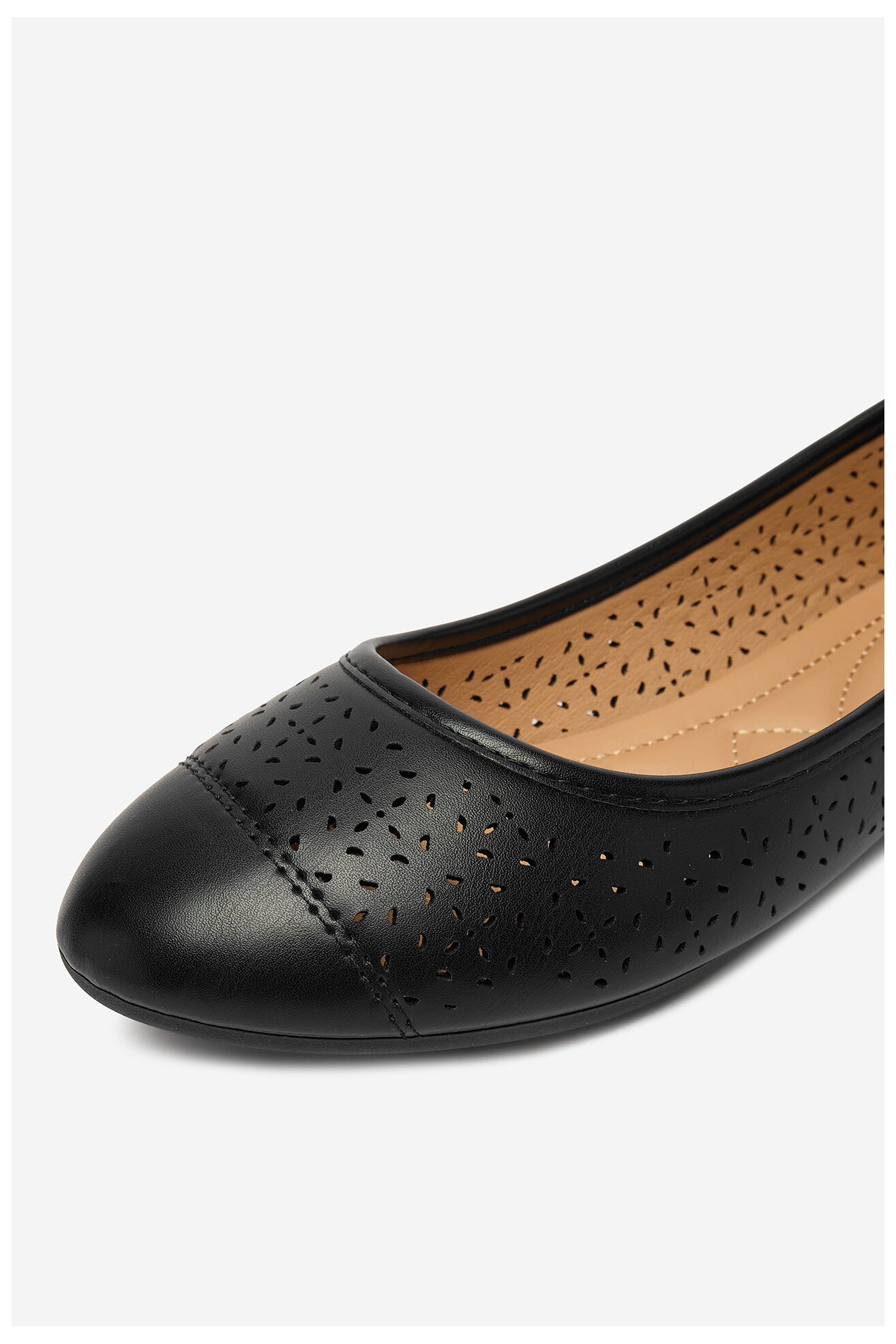 Baleriny Jenny CEO-39408-301 Czarny