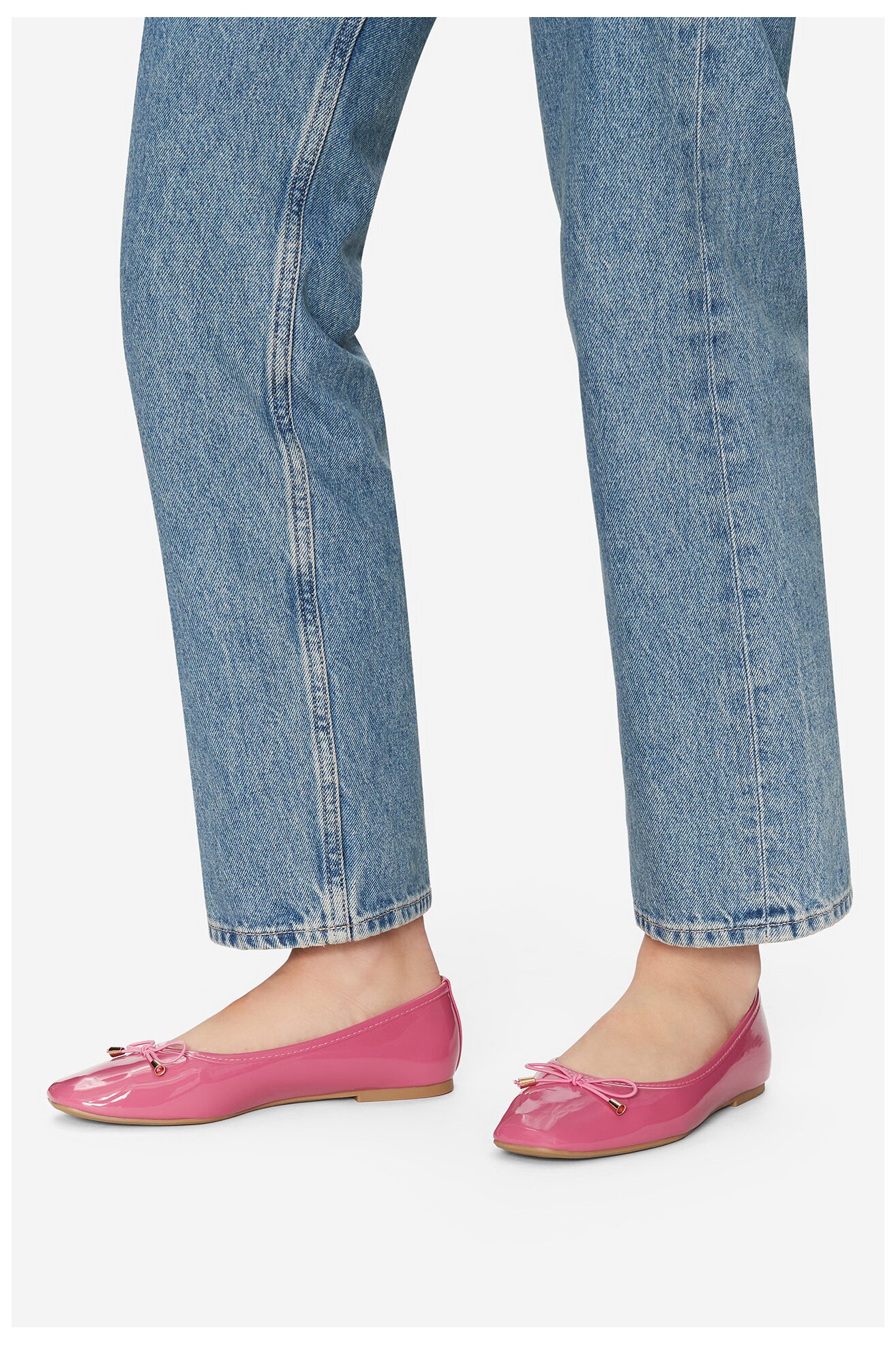 Baleriny Jenny XSFD24-0301-02 Różowy ciemny