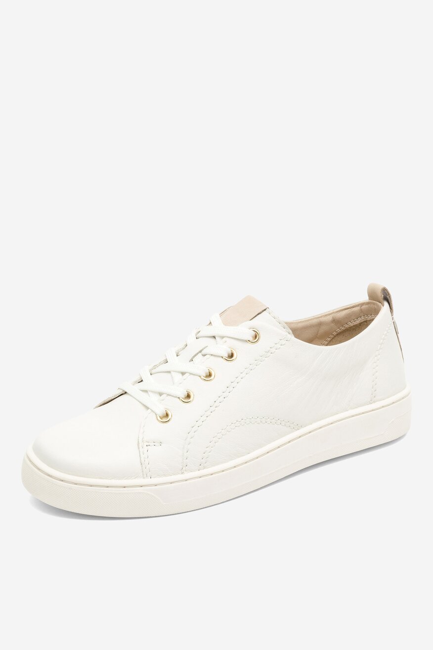 
                Lasocki - Skórzane półbuty białe - 5904862504186