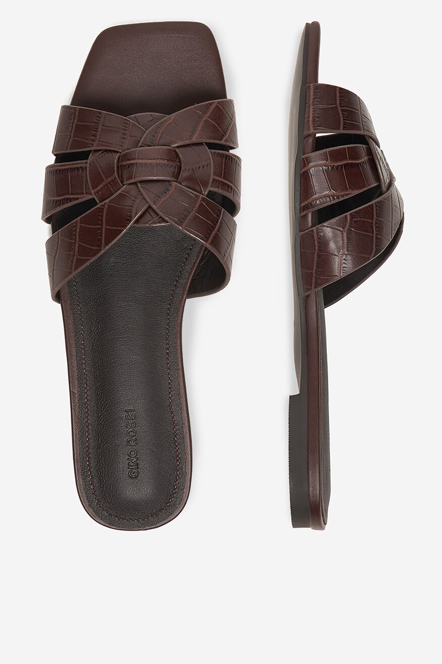 
                Gino Rossi - Klapki skórzane - 5907964051992