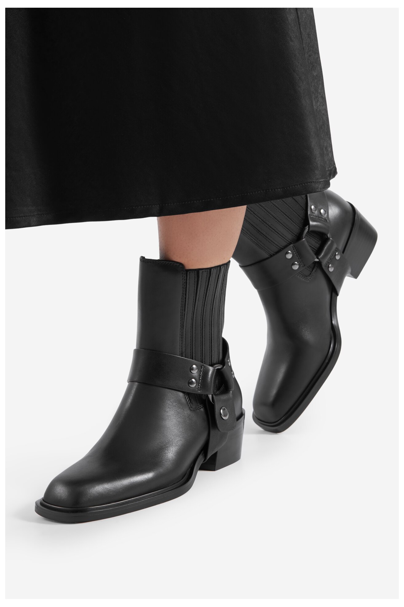 Botki Gino Rossi WGA3394-1 Czarny