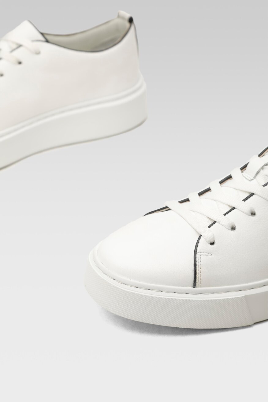 
                Gino Rossi - Skórzane sneakersy pastelowe - 5904248415532