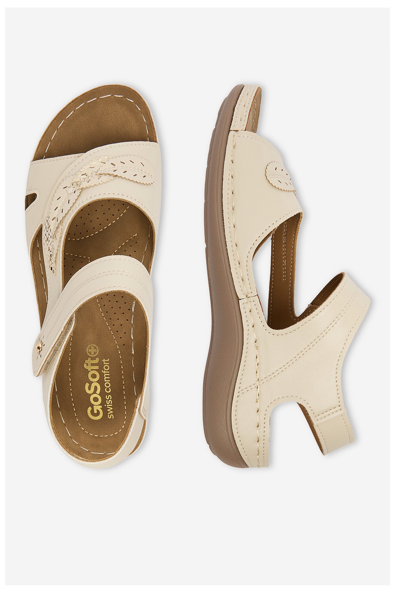 Sandały Go Soft CEO-W80085 Beżowy