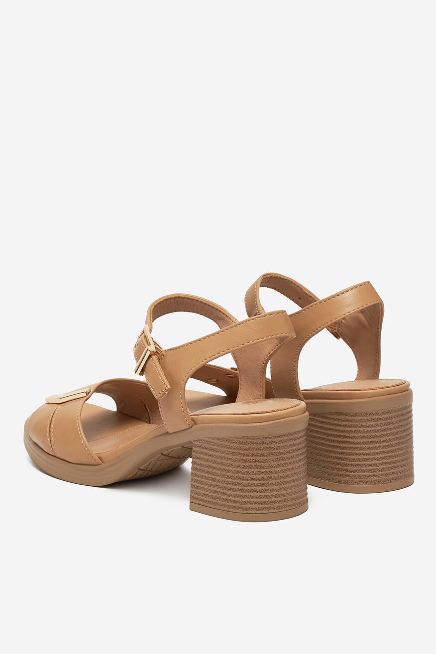Sandály Clara Barson CAMEL - 5903698732831