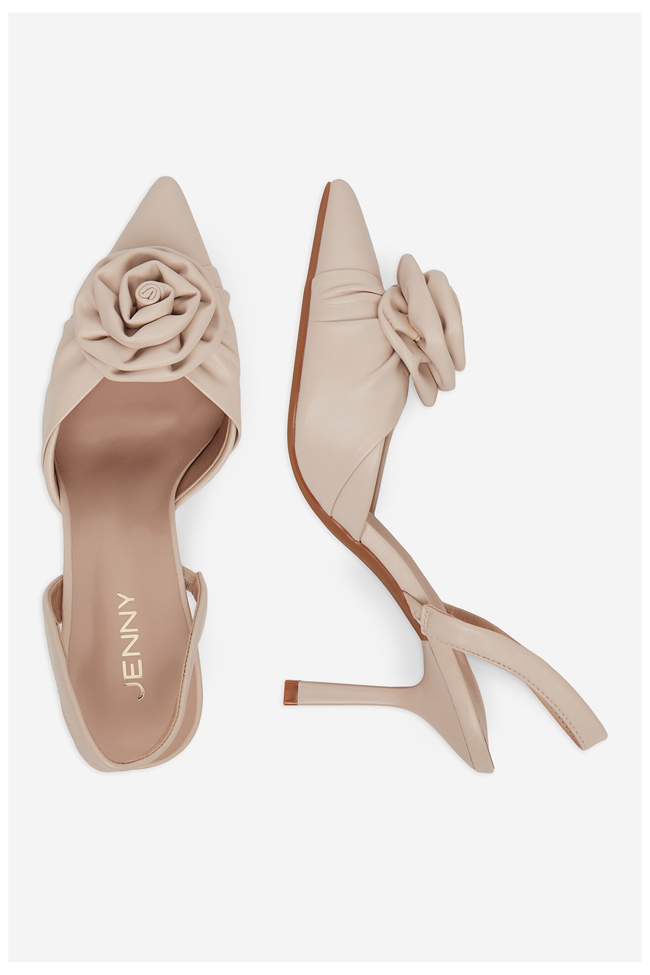 Czółenka Jenny WFA3607-1 Beżowy