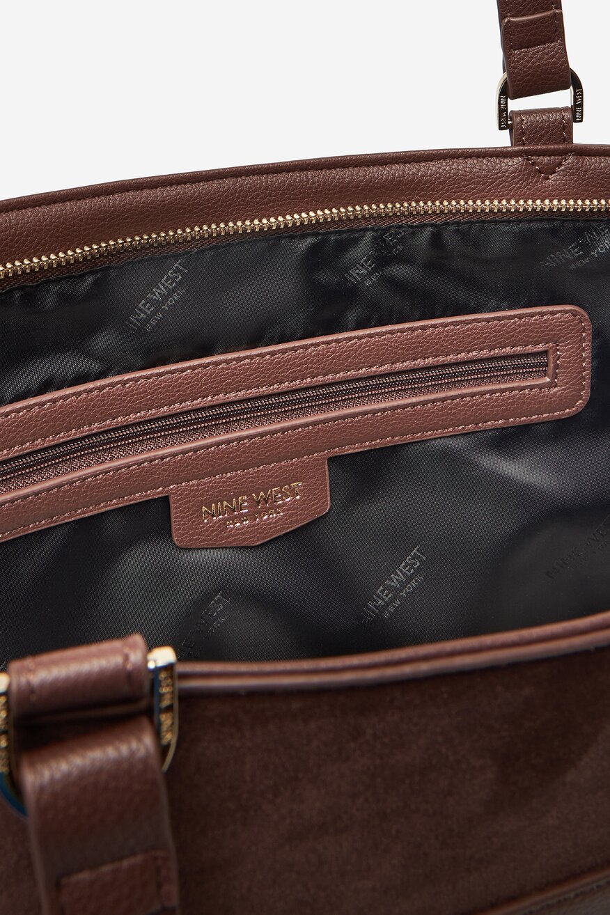 Kabelka NINE WEST HNĚDÁ - 5906751370087