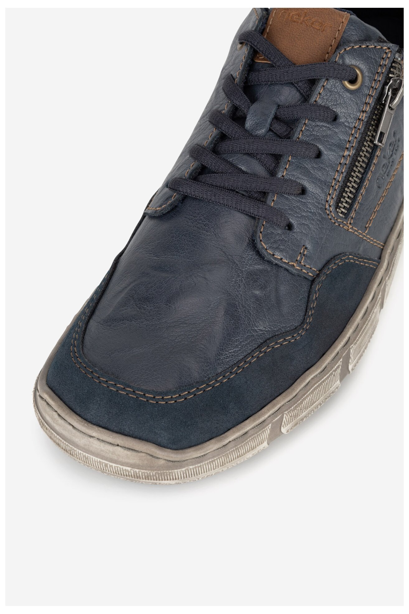 Półbuty Rieker 04003-16 Granatowy