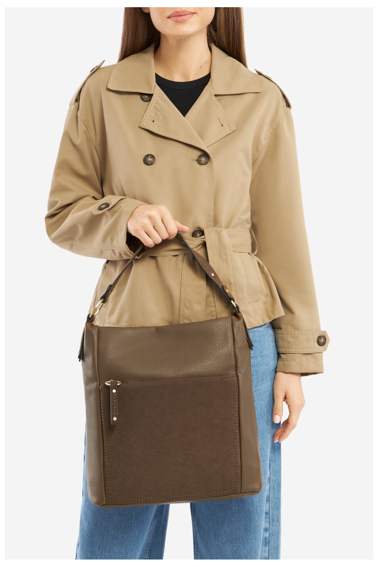 Дамска чанта Lasocki LSK-K-051-06 КАКИ