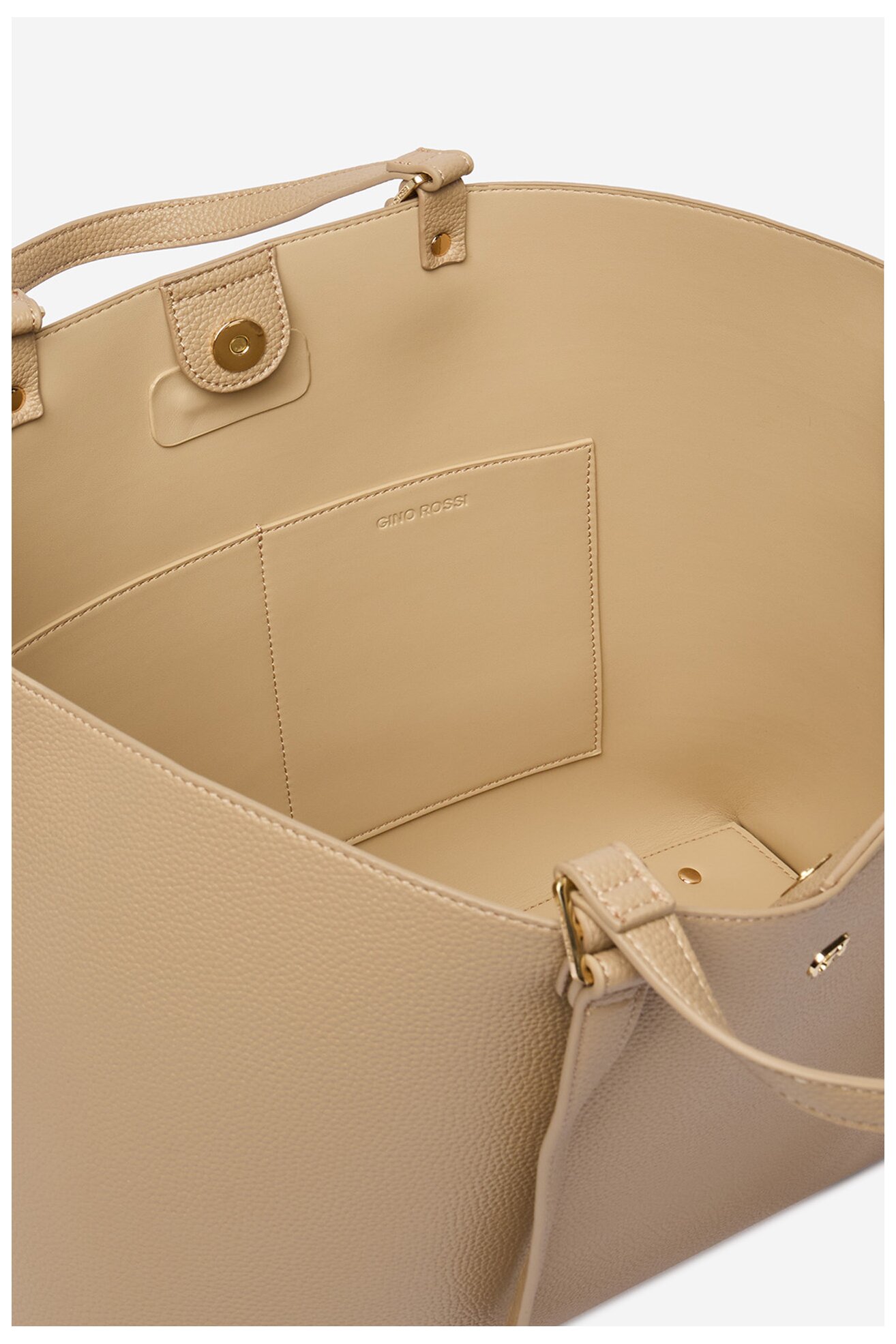 Сумка З Ремінцем Gino Rossi EO-LX10226 БЕЖЕВИЙ