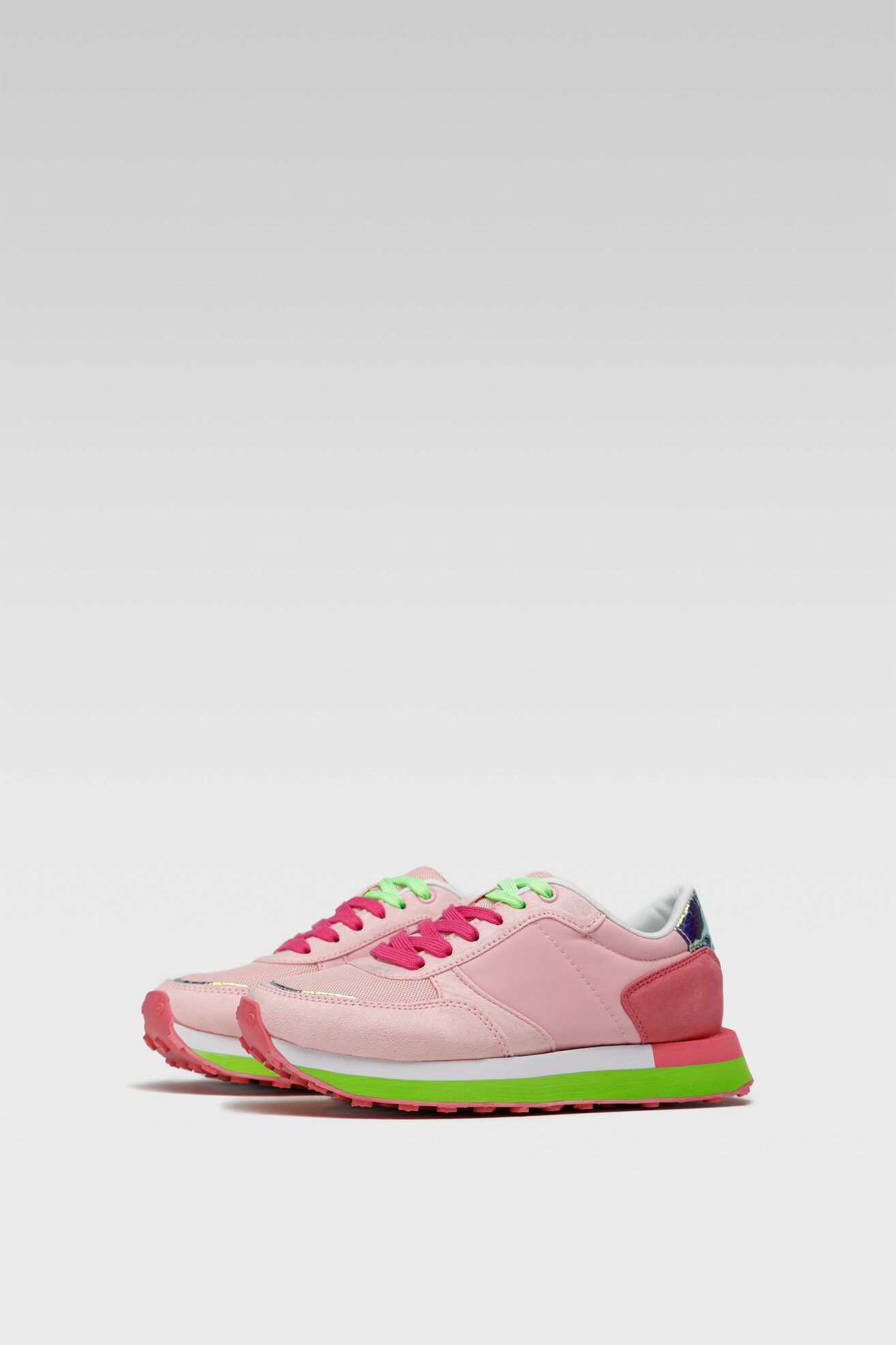 Sneakers Nylon Red WAG1190701A Różowy