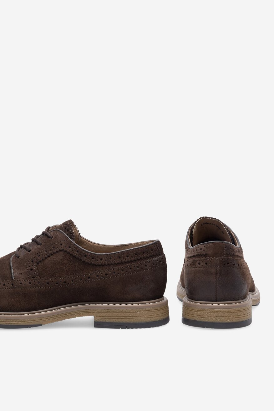 
                Gino Rossi - Półbuty zamszowe - 5905588553076