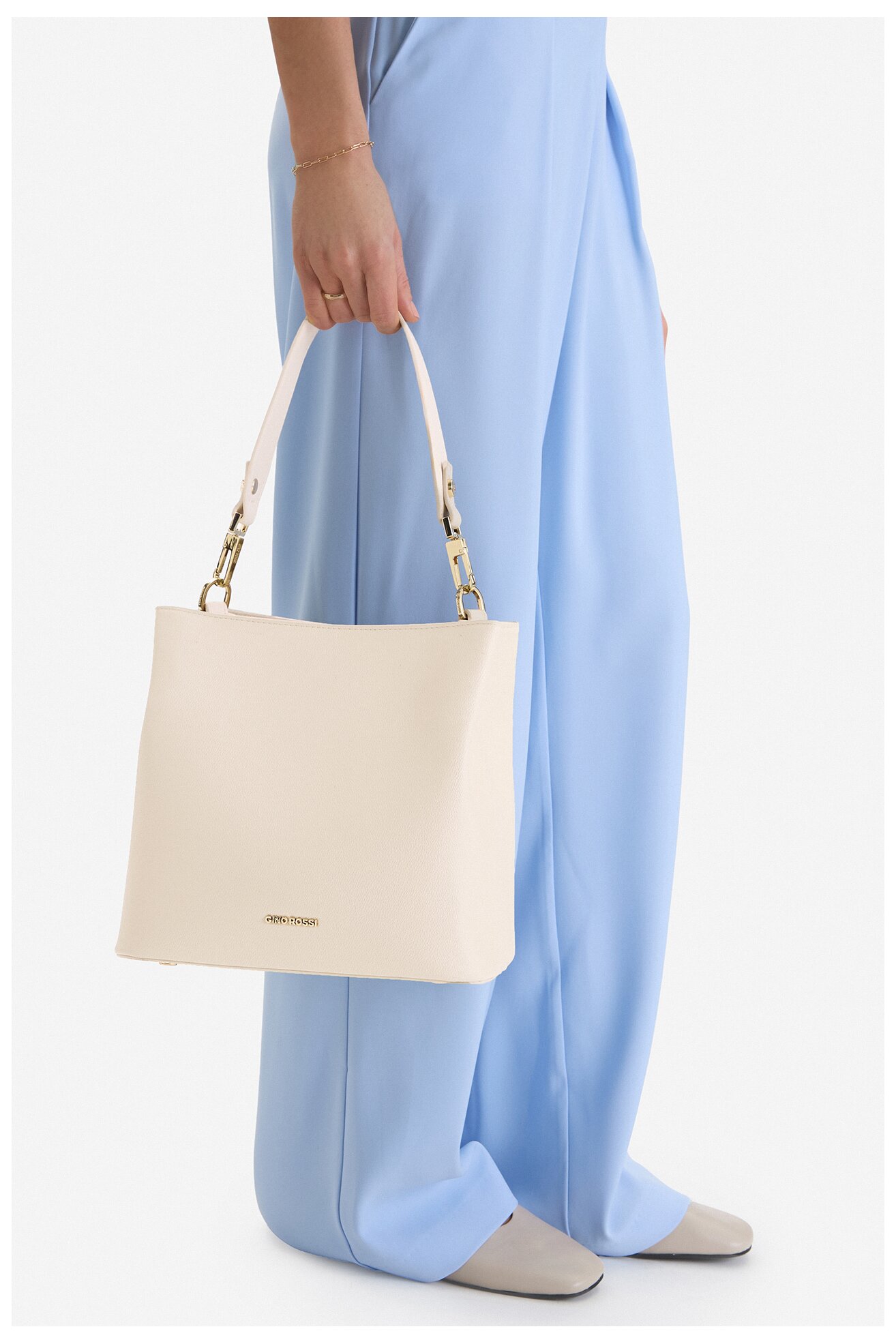 Torebka Gino Rossi TYLO-182 Kremowy