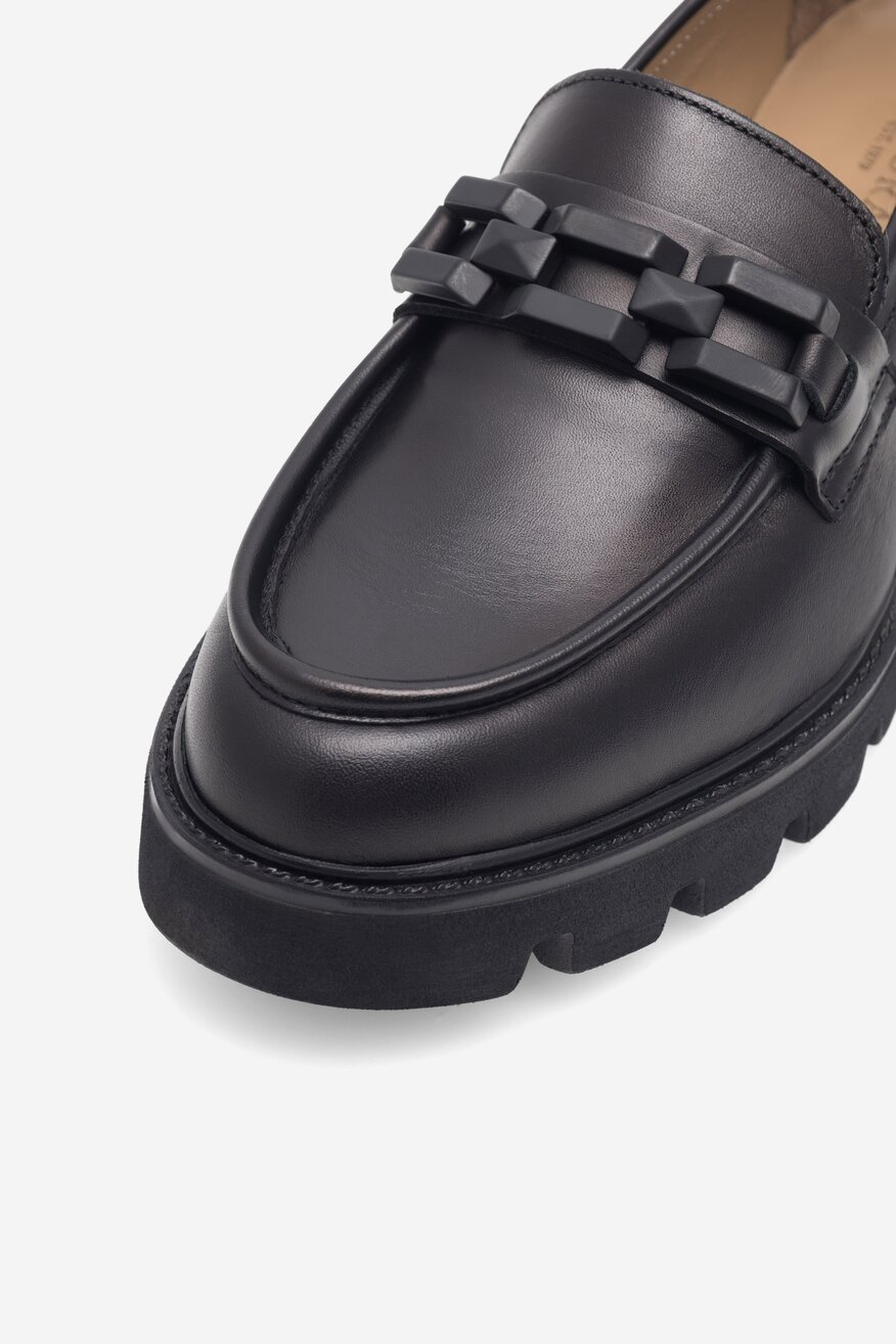 Badura - Loafersy skórzane - 5905588844273