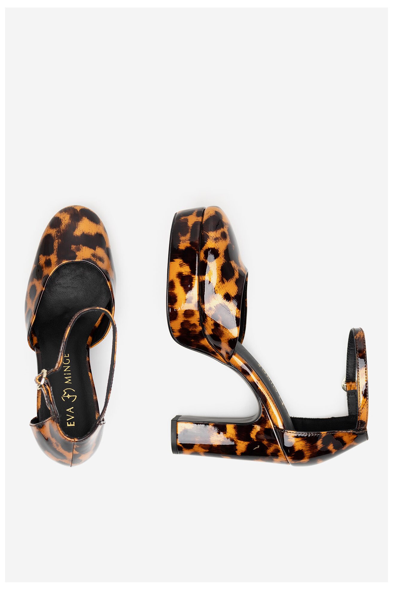 Елегантни обувки EVA MINGE ASILA-115824 ТЪМНОКАФЯВ