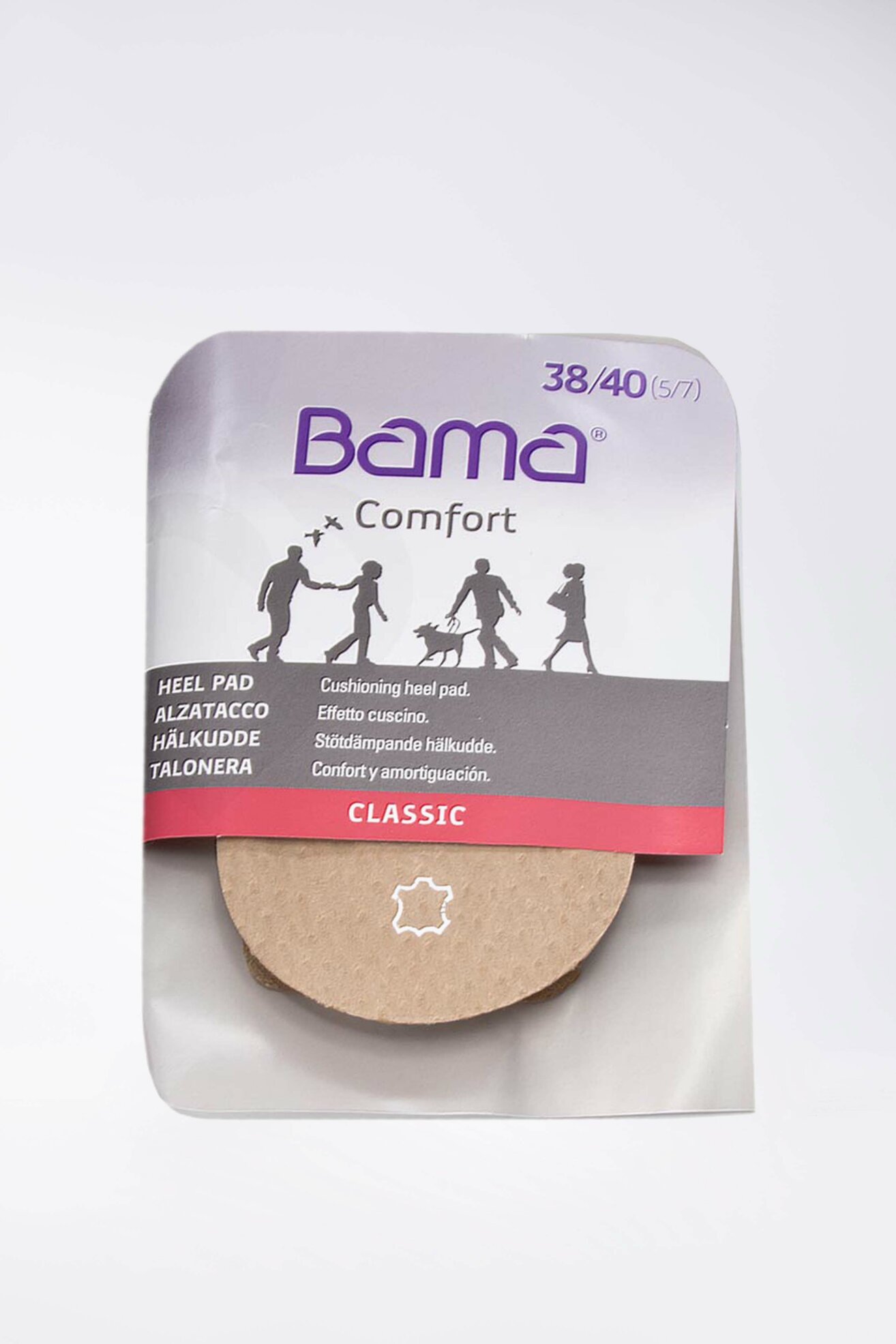 Wkładki do obuwia BAMA PODPIETKI roz. 40 (00523) -