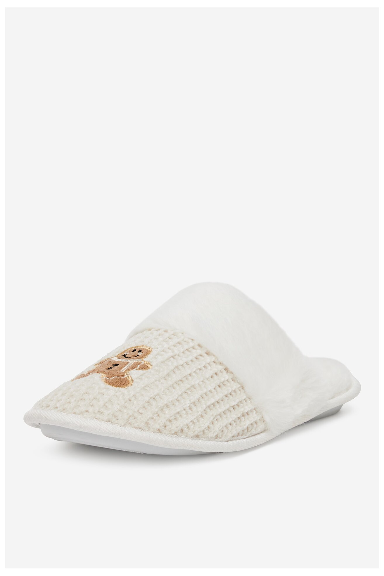 Kapcie DeeZee HHS-23W-3046 Biały