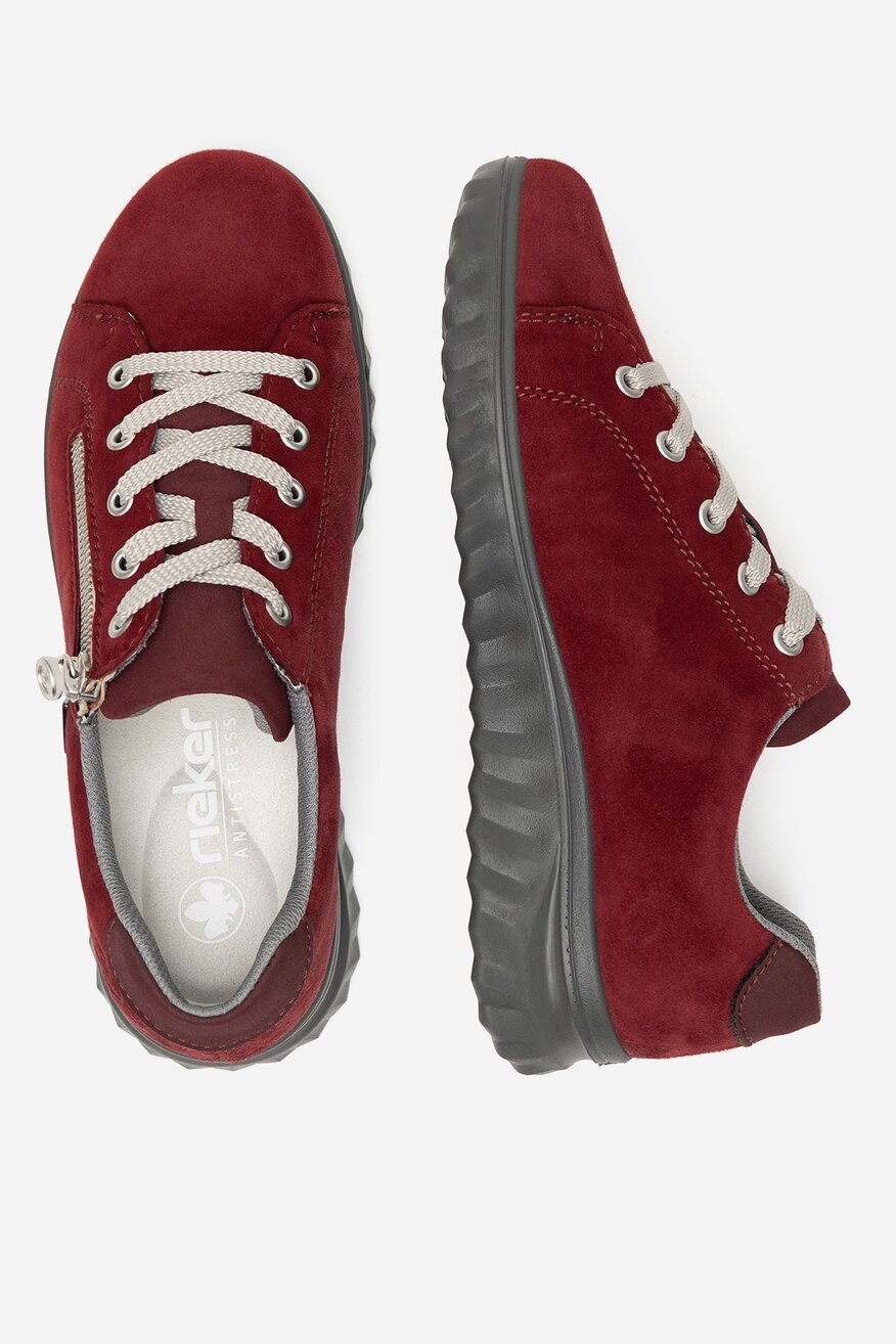 Rieker - Sneakersy zamszowe - 5903419551178