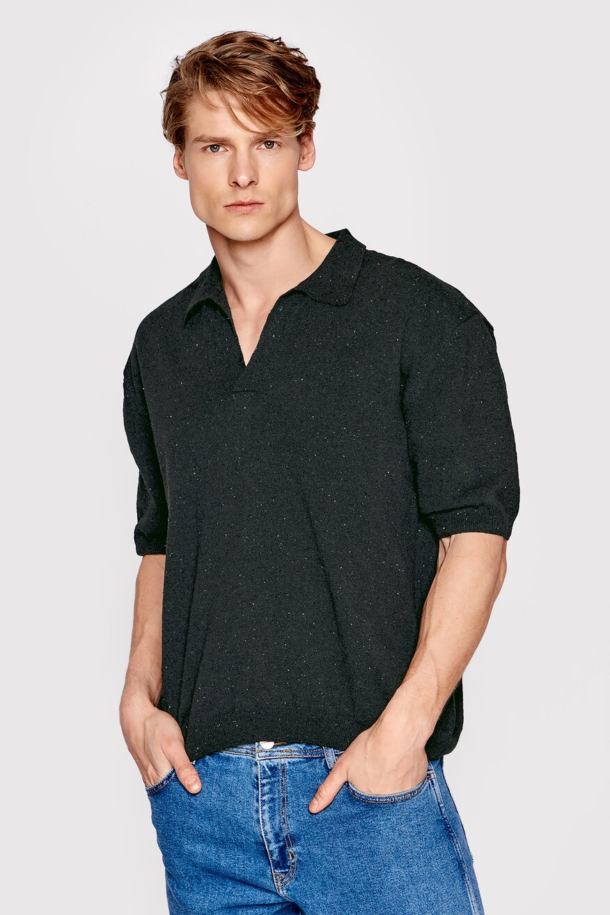 
                Americanos - Polo czarna - 2230021006806