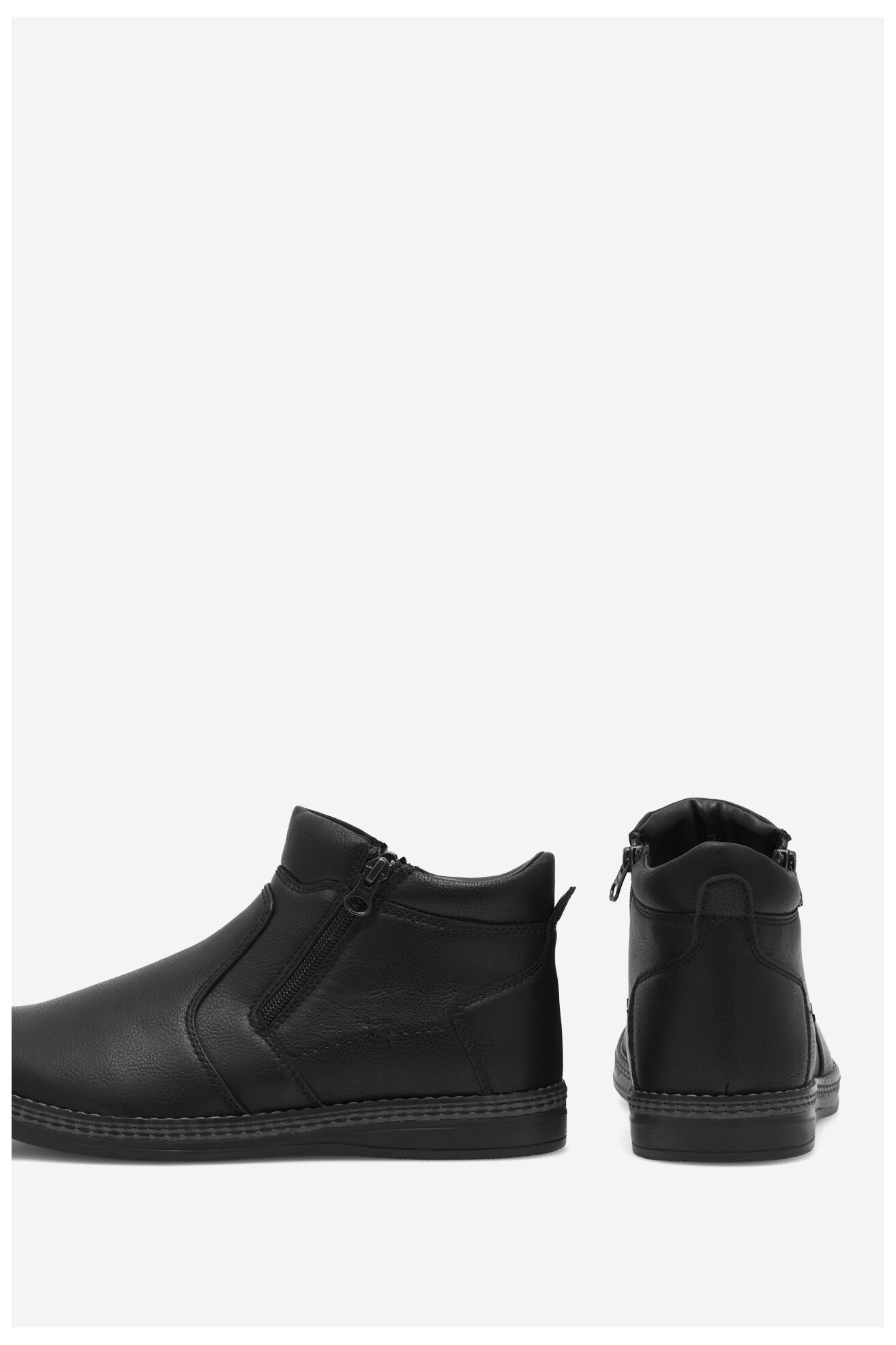 Botki Lanetti MBS-CARDIFF-10 Czarny