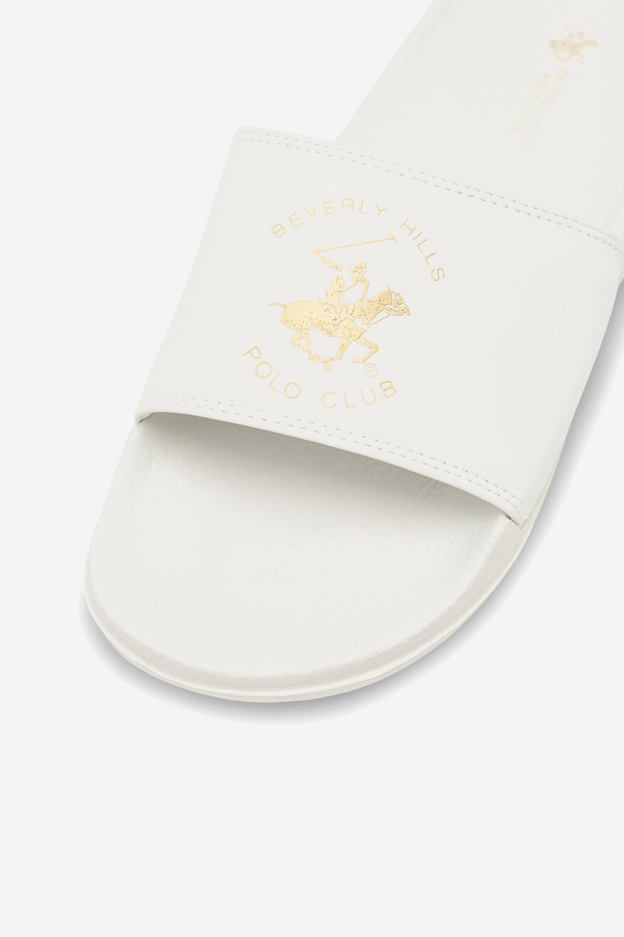Șlapi pentru bazin Beverly Hills Polo Club ALB - 5905588461715