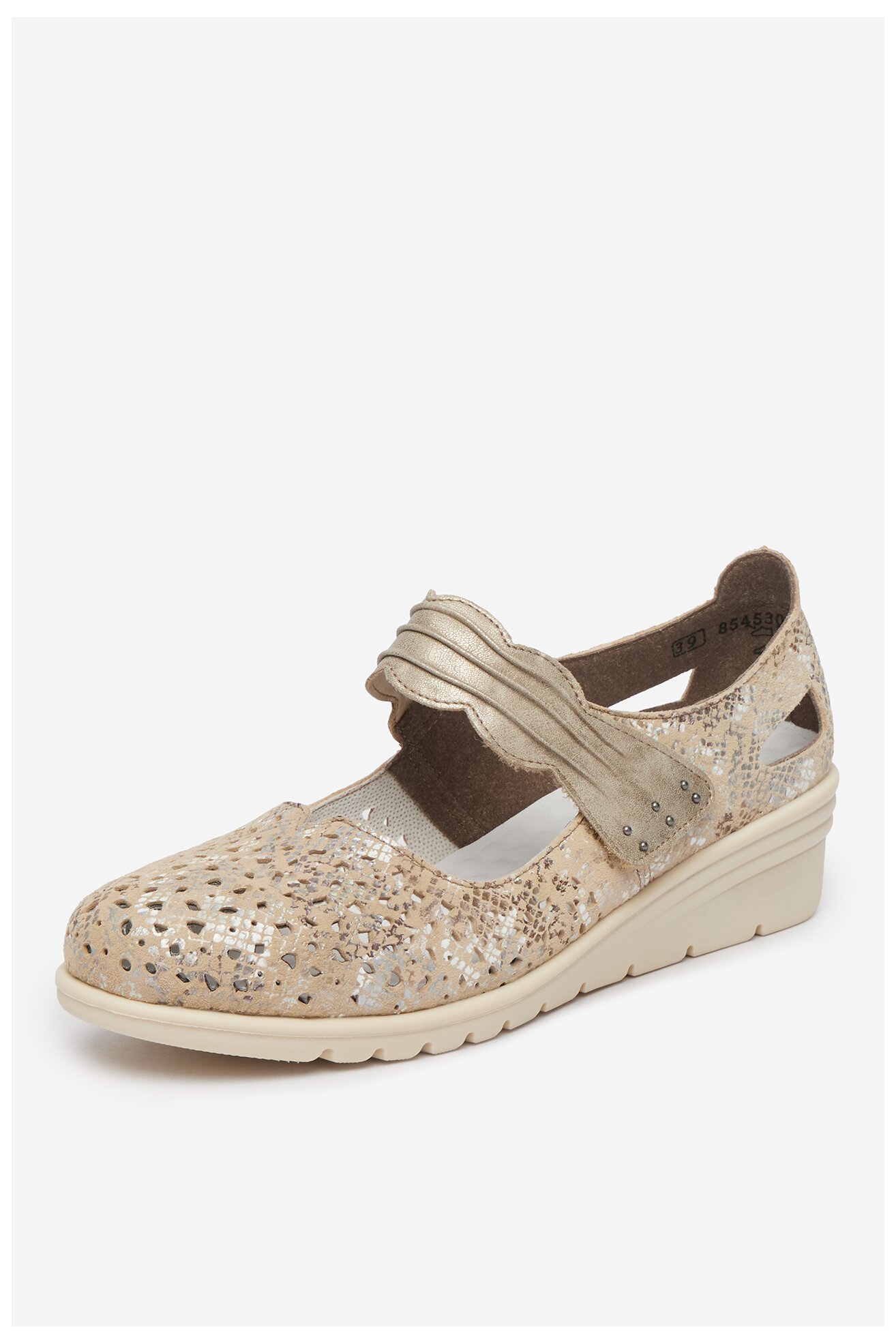 Półbuty Rieker CEO-L5359-90 Beżowy